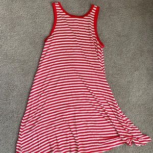 Old Navy Striped Jersey Swing Dress